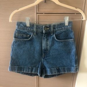 American Apparel Jean shorts